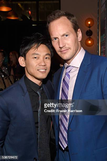 Filmmaker James Wan and actor Patrick Wilson attend the after party for the premiere of "The Conjuring 2" during the 2016 Los Angeles Film Festival...