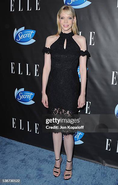 Actress Riki Lindhome arrives at ELLE Hosts Women In Comedy Event With July Cover Stars Leslie Jones, Melissa McCarthy, Kate McKinnon And Kristen...
