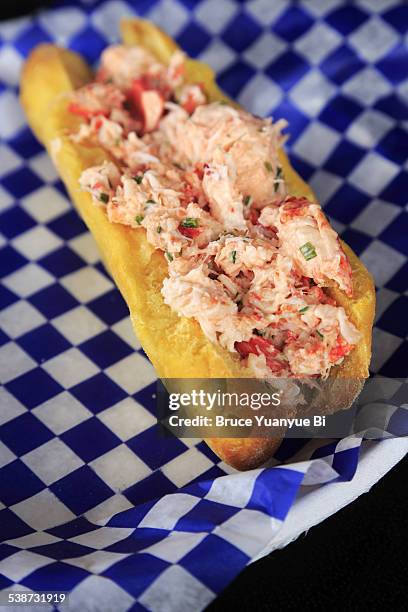 lobster rolls sandwich - halifax-regional-municipality-nova-scotia stock pictures, royalty-free photos & images