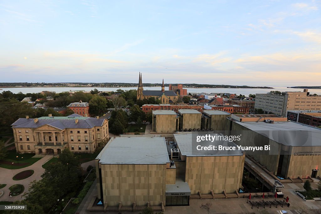 Aerial view of Charlottetown