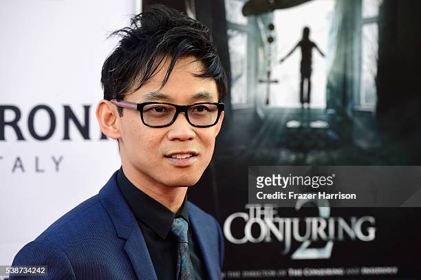DirectorJames Wan attends the 2016 Los Angeles Film Festival "The Conjuring 2" Premiere at TCL Chinese Theatre IMAX on June 7, 2016 in Hollywood,...