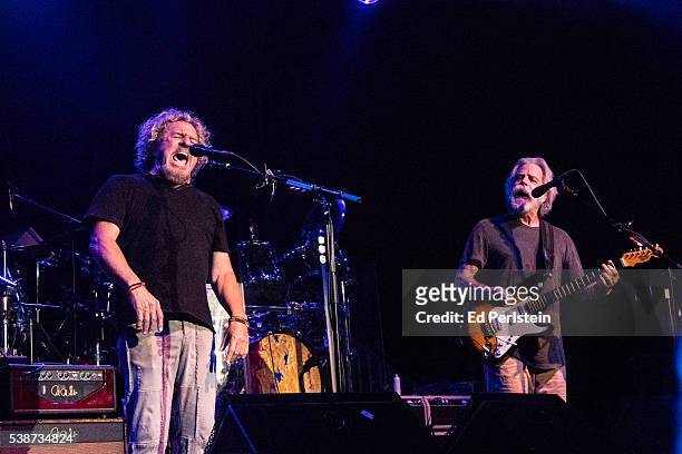 Sammy Hagar & Bob Weir perform with Dead & Company at The Fillmore on May 23, 2016 in San Francisco, California.