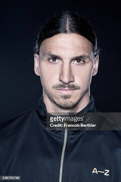 Footballer Zlatan Ibrahimovic is photographed for Self Assignment on June 7, 2016 in Paris, France. Mendatory credit: A-Z.