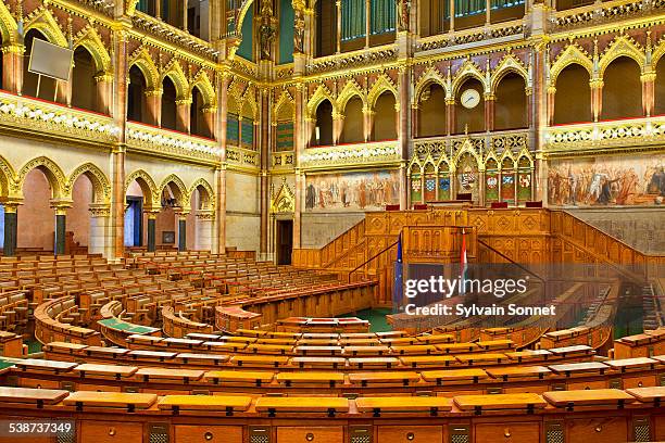 hungarian parliament - sede do parlamento húngaro - fotografias e filmes do acervo