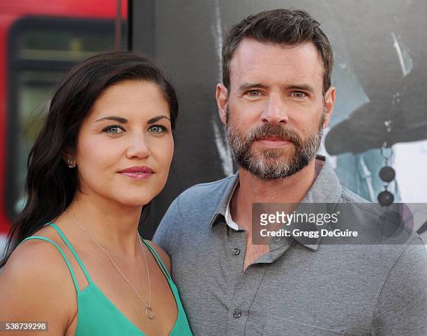Actor Scott Foley and wife/actress Marika Dominczyk arrive at the 2016 Los Angeles Film Festival - "The Conjuring 2" Premiere at TCL Chinese Theatre...