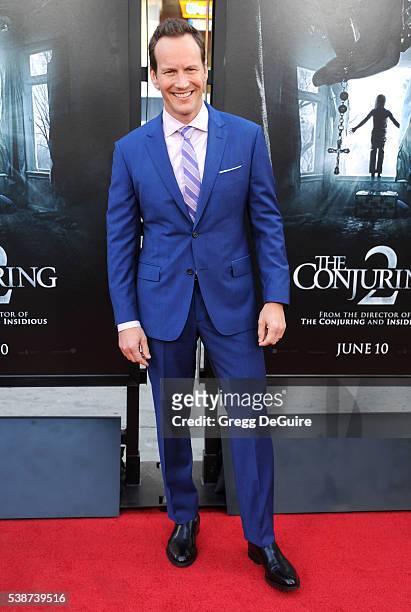 Actor Patrick Wilson arrives at the 2016 Los Angeles Film Festival - "The Conjuring 2" Premiere at TCL Chinese Theatre IMAX on June 7, 2016 in...