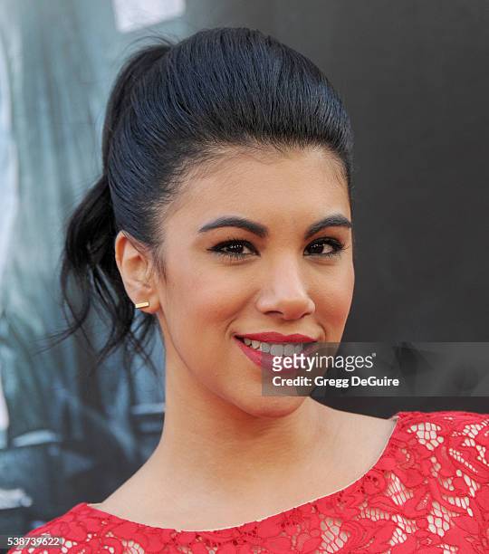 Actress Chrissie Fit arrives at the 2016 Los Angeles Film Festival - "The Conjuring 2" Premiere at TCL Chinese Theatre IMAX on June 7, 2016 in...