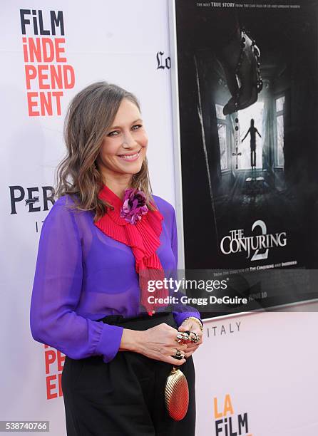 Actress Vera Farmiga arrives at the 2016 Los Angeles Film Festival - "The Conjuring 2" Premiere at TCL Chinese Theatre IMAX on June 7, 2016 in...