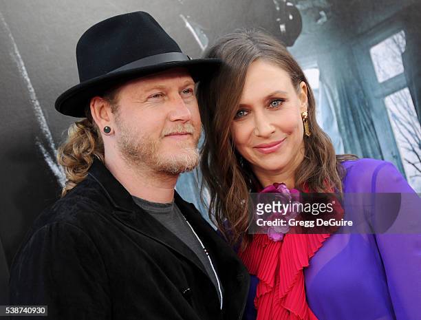 Actress Vera Farmiga and husband/musician Renn Hawkey arrive at the 2016 Los Angeles Film Festival - "The Conjuring 2" Premiere at TCL Chinese...