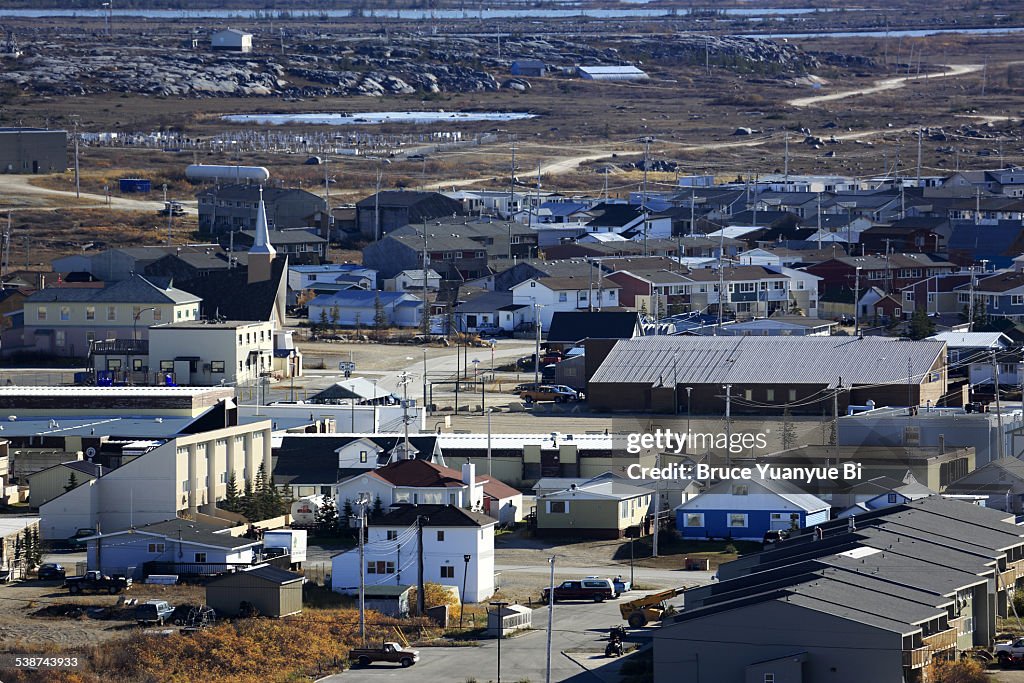 Aerial view of Town of Churchill