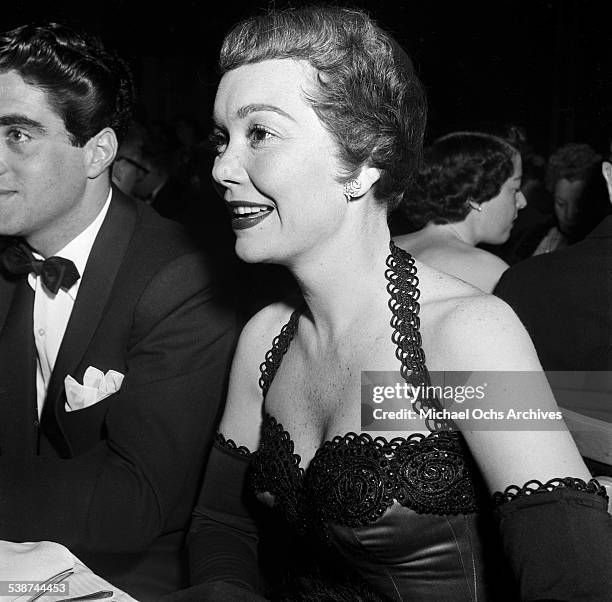 Actress Jane Wyman attends the Golden Globe Awards in Los Angeles,CA.