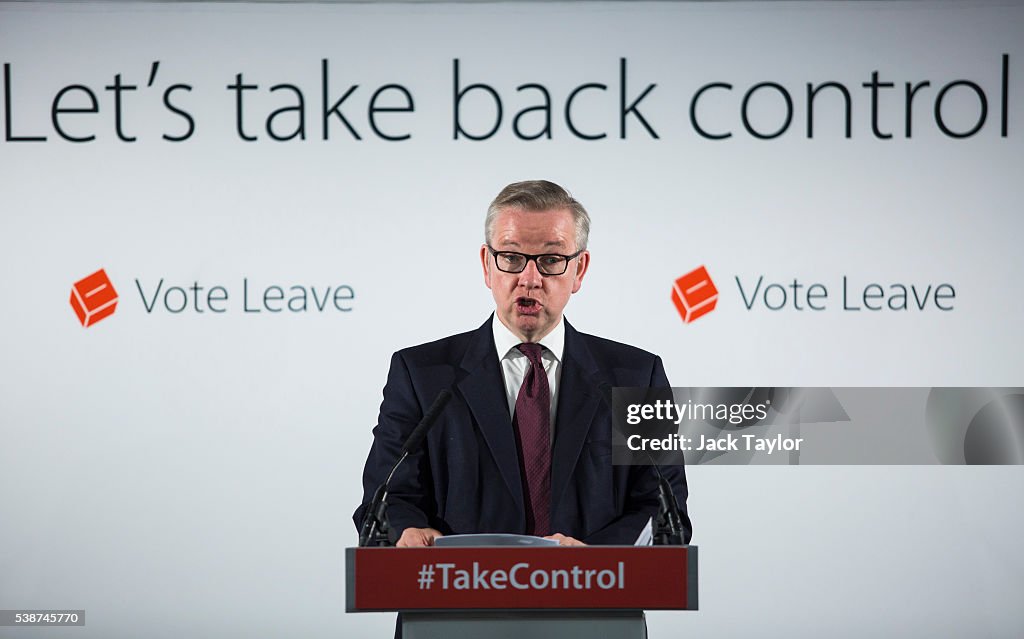 Michael Gove Discusses How EU Membership Weakens British Border Control And Threatens Our Security