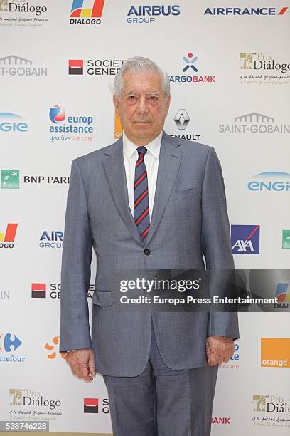 Writer Mario Vargas Llosa attends 'Prix del Dialogo' award 2016 press conference on June 7, 2016 in Madrid, Spain.