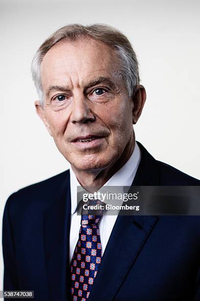 46 Portraits Of Former U K Prime Minister Tony Blair Stock Photos, High