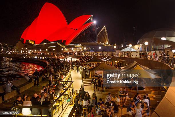 sydney opera house - chinese new year - australia chinese stock pictures, royalty-free photos & images