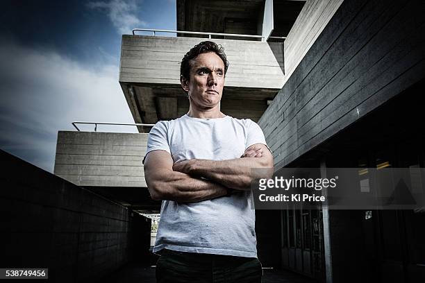 Actor Ben Miles is photographed for the Times on May 6, 2016 in London, England.