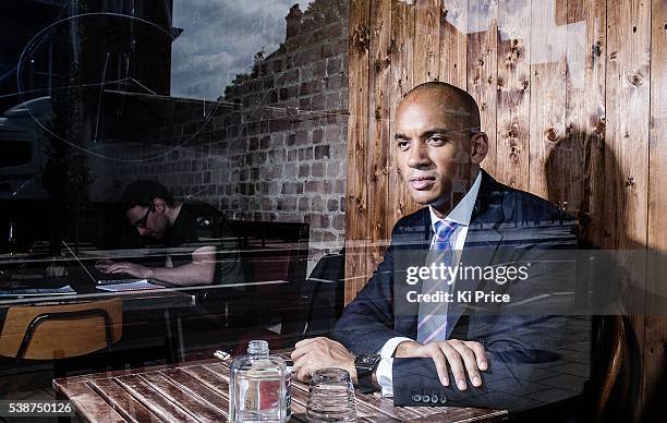 Labour party politician Chuka Umunna is photographed for the Times on May 16, 2014 in London, England.