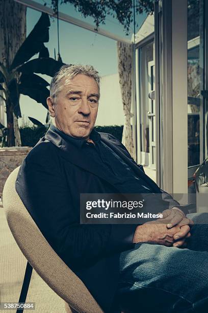 Actor Robert De Niro is photographed for The Hollywood Reporter on May 14, 2016 in Cannes, France.