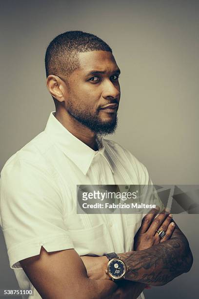 Singer Usher is photographed for The Hollywood Reporter on May 14, 2016 in Cannes, France.