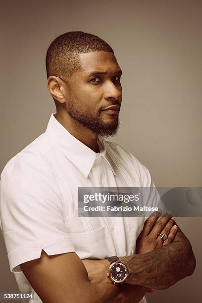 Singer Usher is photographed for The Hollywood Reporter on May 14, 2016 in Cannes, France.