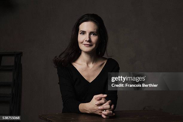 Actress Chloe Lambert is photographed for Self Assignment on November 11, 2015 in Paris, France.