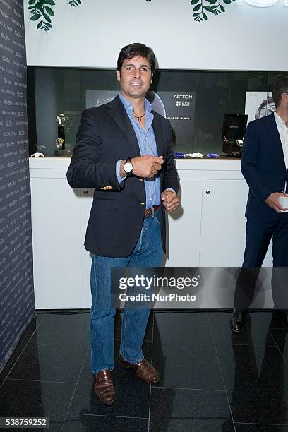 The bullfighter Francisco Rivera Ordonez special guest at the presentation of Seiko Basel event in Madrid, Spain, on June 8, 2016.
