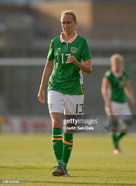 Dublin , Ireland - 7 June 2016; Stephanie Roche of Republic of Ireland during the Women's 2017 European Championship Qualifier between Republic of...