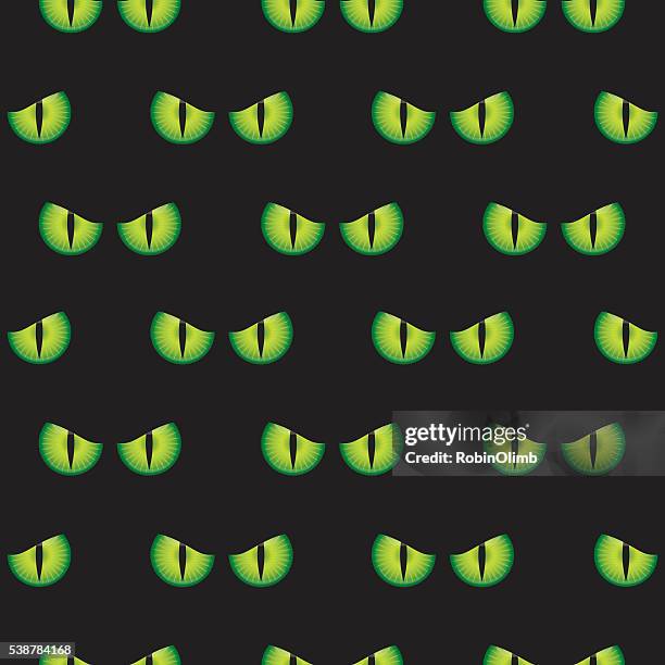 demon eyes pattern - piercing stock illustrations