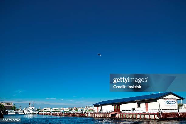 english embankment on neva - weather st petersburg 2016 stock pictures, royalty-free photos & images