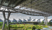 Suvarnabhumi international airport in Bangkok Thailand