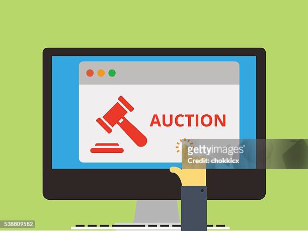 - auktion - bidding stock-grafiken, -clipart, -cartoons und -symbole