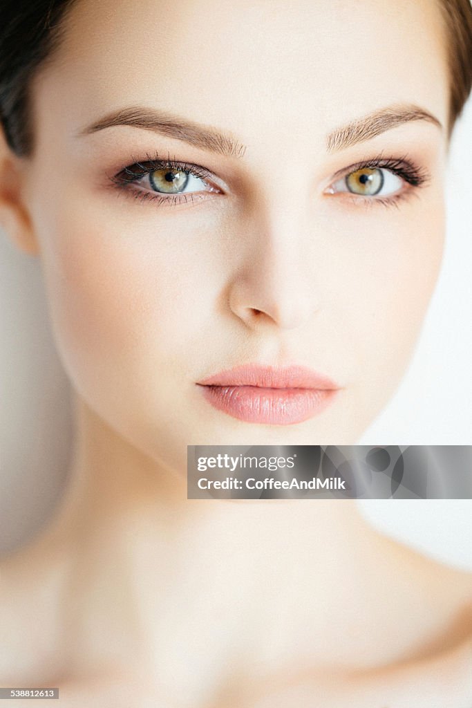 Young beautiful woman