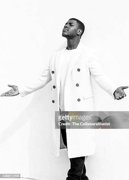Actor John Boyega is photographed for DuJour Magazine on October 18, 2015 in Los Angeles, California.