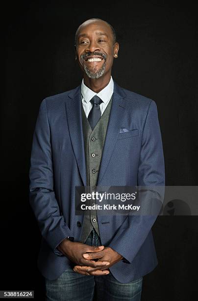 Actor Don Cheadle is photographed for Los Angeles Times on April 29, 2016 in Los Angeles, California. PUBLISHED IMAGE. CREDIT MUST READ: Kirk...