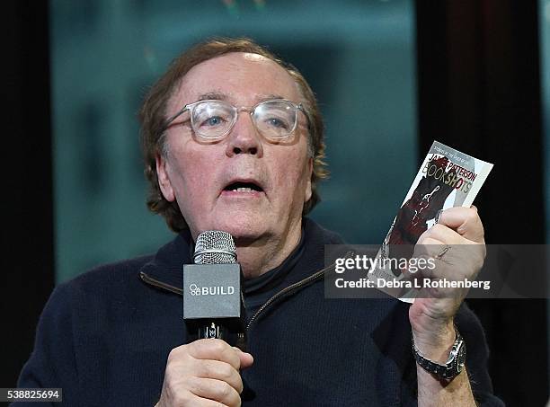 Author James Patterson attends the AOL Build Speaker Series-James Patterson,"MasterClass" at AOL Studios In New York on June 8, 2016 in New York City.