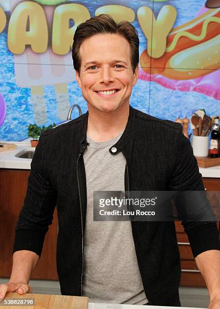 Actor Scott Wolf and Skai Jackson appear on THE CHEW, airing MONDAY - FRIDAY on the Walt Disney Television via Getty Images Television Network. SCOTT...
