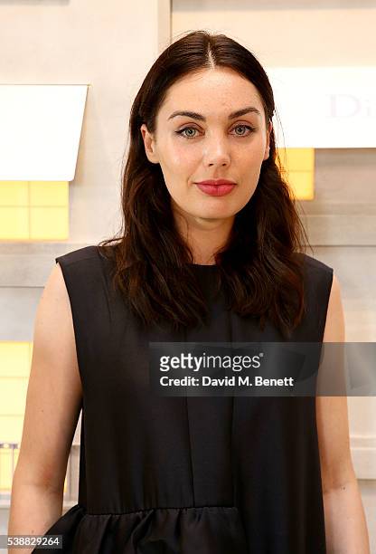 Poppy Corby-Tuech attends the opening of the House Of Dior on New Bond Street on June 8, 2016 in London, England.