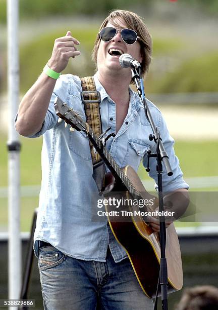 Blake Christiana of Yarn performs during Bernie Sanders, "A future to believe in San Francisco GOTV Concert" at Crissy Field San Francisco on June 6,...