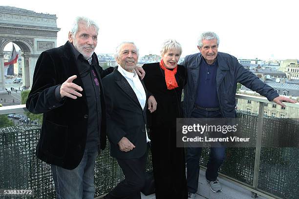 Guest, Musician Francis Lai, Singer Nicole Croisille and Director Claude Lelouch attend the 5th Champs Elysees Film Festival Opening Ceremony at...