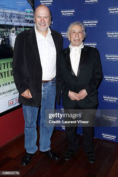 Director Andrew Davis and Musician Francis Lai attend the 5th Champs Elysees Film Festival Opening Ceremony at Drugstore Publicis on June 7, 2016 in...