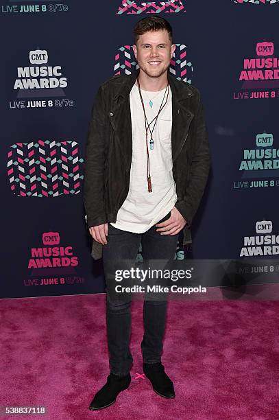 Singer Trent Harmon attends the 2016 CMT Music awards at the Bridgestone Arena on June 8, 2016 in Nashville, Tennessee.