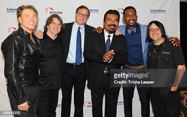 Bob Saget with Goo Goo Dolls, Bill Bellamy and George LopezÊat the Scleroderma Research Foundation's Cool Comedy - Hot Cuisine at the Fairmont Hotel...