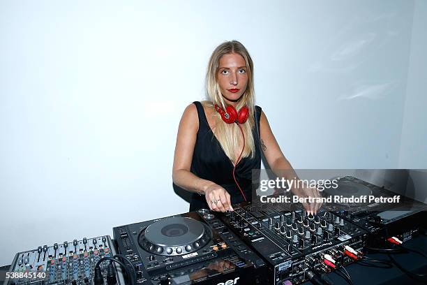 Of the Event, Caroline Darses performs during the Opening of the Boutique Buccellati situated 1 Rue De La Paix in Paris, on June 8, 2016 in Paris,...