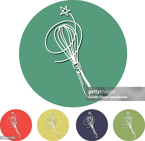 illustrations, cliparts, dessins animés et icônes de fouet de cuisine fine art ensemble d'icônes ligne - fouet manuel