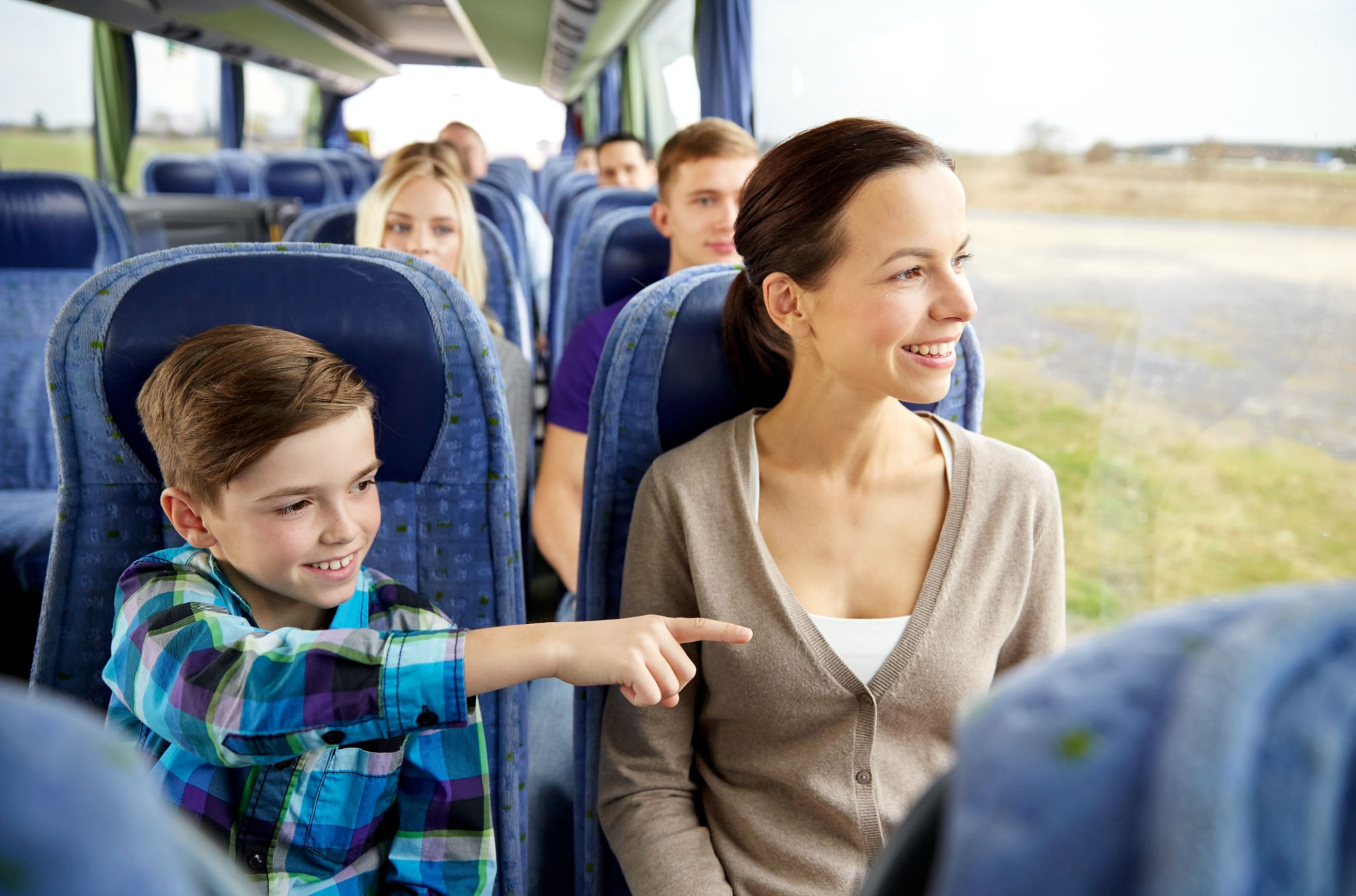 family bus travel