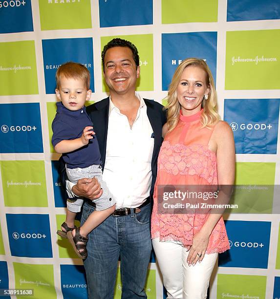 Personalities John Avlon and Margaret Hoover with their son attend the Jessica and Jerry Seinfeld host GOOD+ Foundation's 2016 Bash Sponsored by...