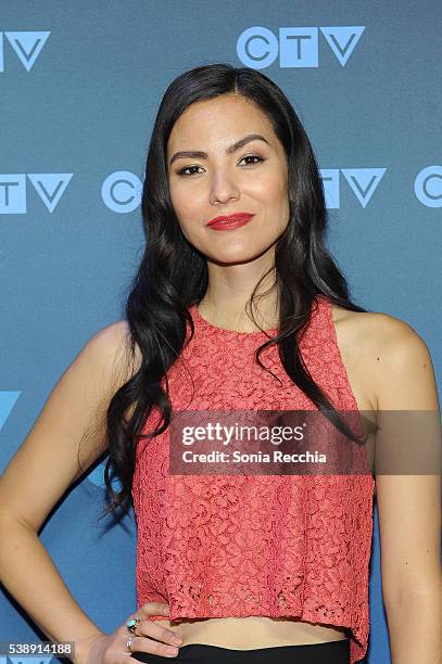 Jessica Matten attends CTV Upfronts 2016 at Sony Centre for the Performing Arts on June 8, 2016 in Toronto, Canada.