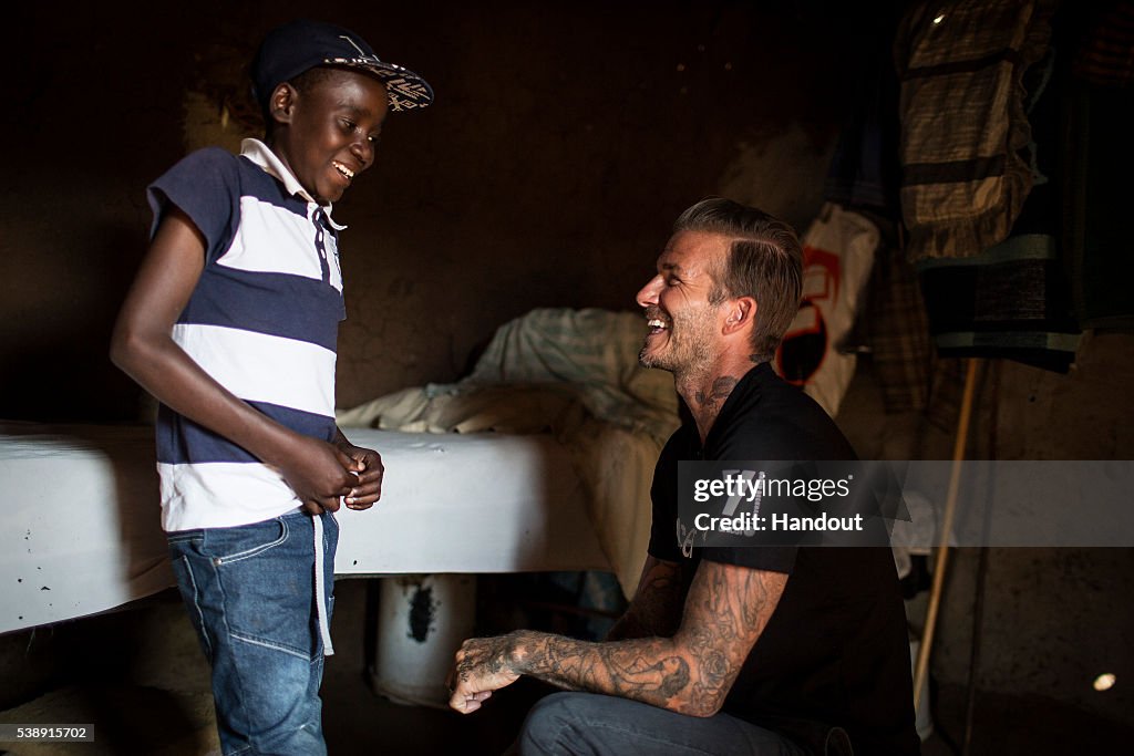 UNICEF Goodwill Ambassador David Beckham Visits Swaziland