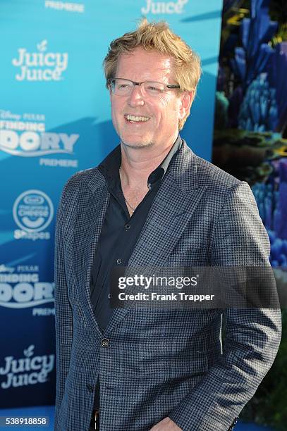 Director Andrew Stanton attends the premiere of Disney's "Finding Dory" held at the El Capitan Theater on June 8, 2016 in Hollywood, California.