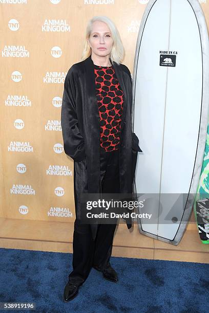 Actress Ellen Barkin attends TNT's Animal Kingdom Premiere at The Rose Room on June 8, 2016 in Venice, California.